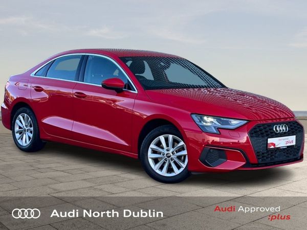 Audi A3 Saloon, Petrol, 2022, Red