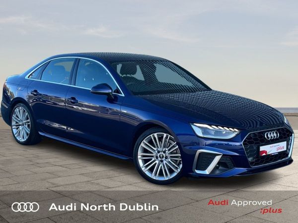 Audi A4 Saloon, Petrol, 2021, Blue