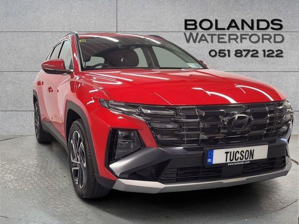 Hyundai Tucson SUV, Petrol Hybrid, 2025, Red
