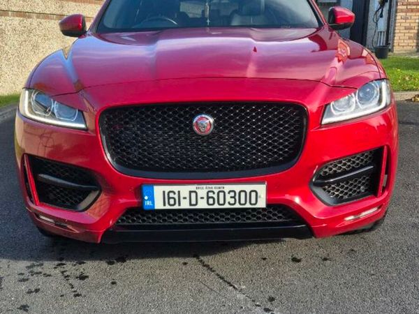 Jaguar F-Pace SUV, Diesel, 2016, Red