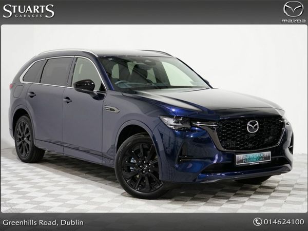 Mazda CX-80 SUV, Petrol Plug-in Hybrid, 2025, Blue