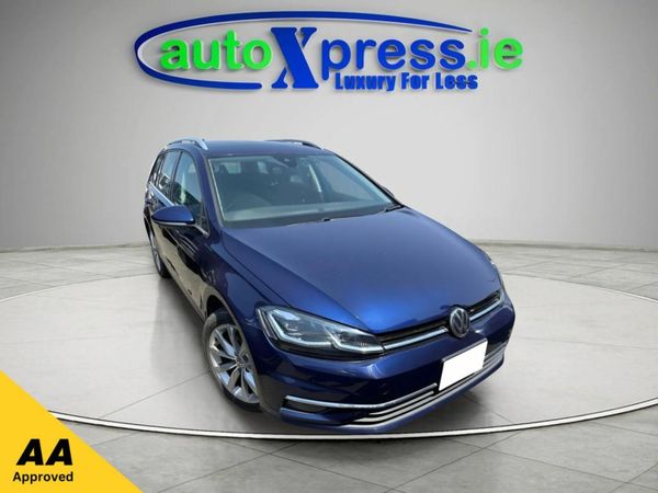 Volkswagen Golf Estate, Petrol, 2019, Blue