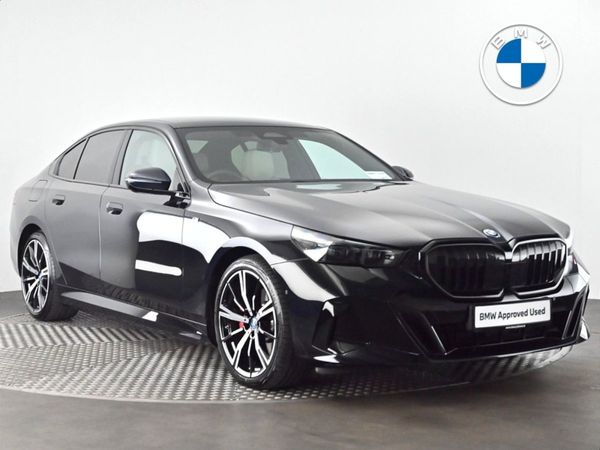 BMW 5-Series Saloon, Petrol Plug-in Hybrid, 2024, Black