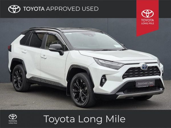 Toyota RAV4 SUV, Petrol Hybrid, 2023, White
