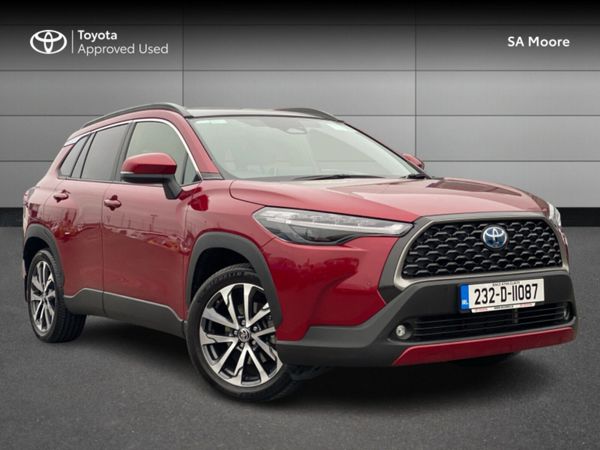 Toyota Corolla Cross SUV, Petrol Hybrid, 2023, Red