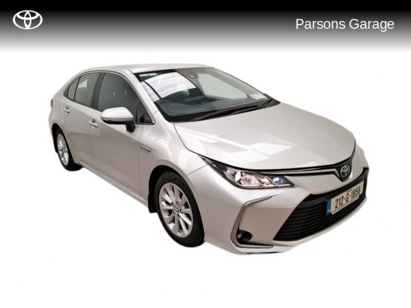 Toyota Corolla Saloon, Petrol Hybrid, 2021, Silver