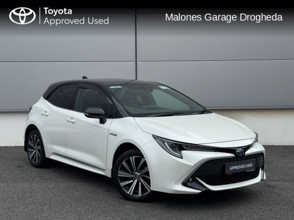 Toyota Corolla Hatchback, Petrol Hybrid, 2021, White