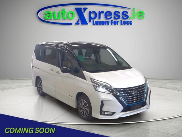 Nissan Serena MPV, Petrol Hybrid, 2020, White