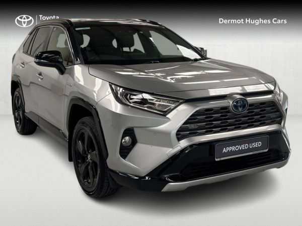 Toyota RAV4 SUV, Petrol Hybrid, 2020, Silver
