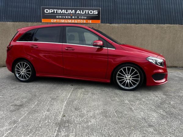 Mercedes-Benz B-Class Hatchback, Petrol, 2015, Red