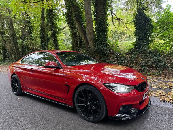 BMW 4-Series Coupe, Petrol, 2018, Red
