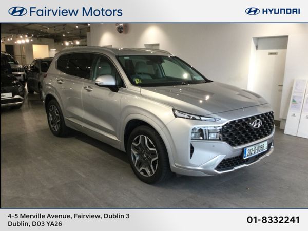 Hyundai Santa Fe Estate, Petrol Plug-in Hybrid, 2021, Silver