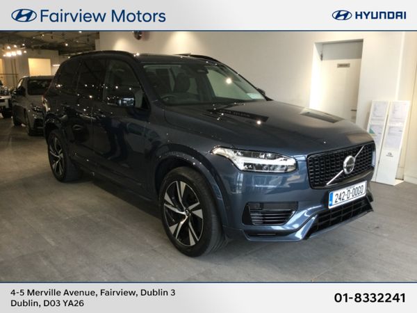 Volvo XC90 SUV, Petrol Plug-in Hybrid, 2024, Blue