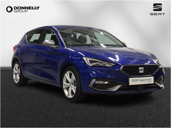 SEAT Leon Hatchback, Petrol Hybrid, 2021, Blue