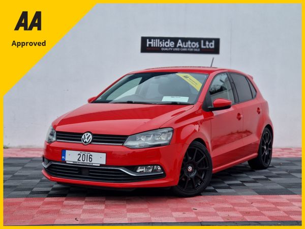 Volkswagen Polo Hatchback, Petrol, 2016, Red