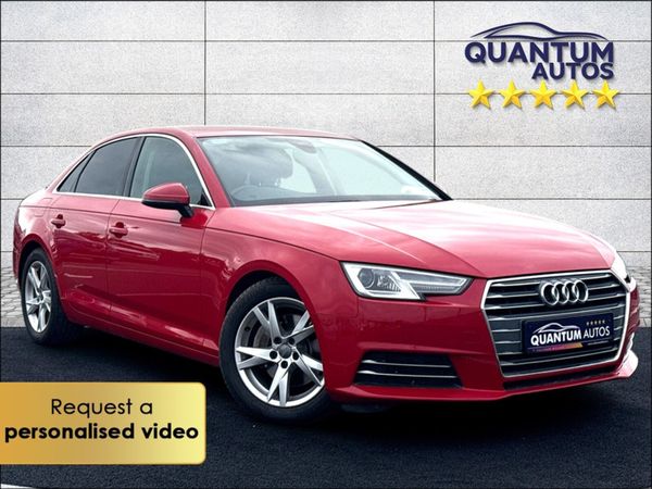 Audi A4 Saloon, Diesel, 2018, Red