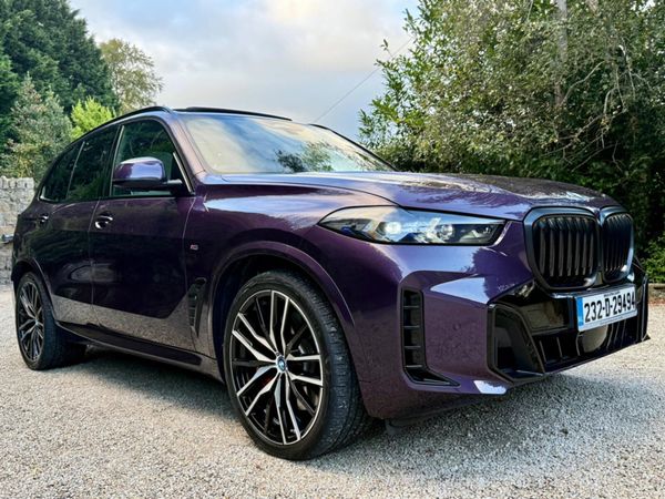 BMW X5 SUV, Petrol Plug-in Hybrid, 2023, Purple