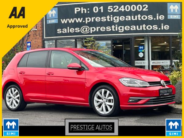 Volkswagen Golf Hatchback, Petrol, 2018, Red