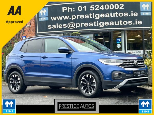 Volkswagen T-Cross SUV, Petrol, 2020, Blue