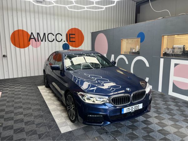 BMW 5-Series Saloon, Petrol Plug-in Hybrid, 2017, Blue