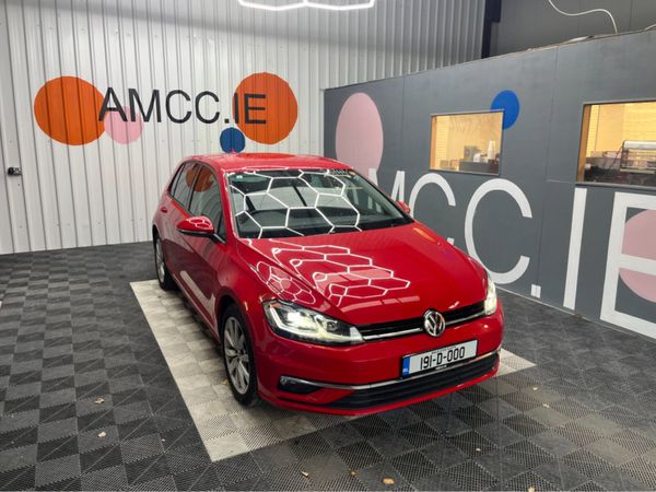 Volkswagen Golf Hatchback, Petrol, 2019, Red