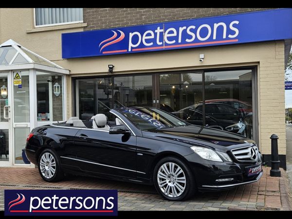 Mercedes-Benz E-Class Convertible, Diesel, 2013, Black