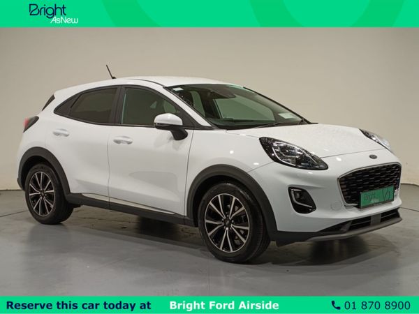 Ford Puma MPV, Petrol Hybrid, 2022, White