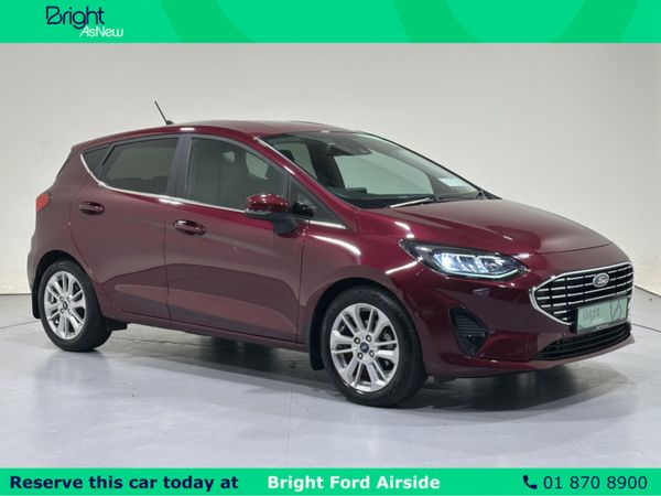 Ford Fiesta Hatchback, Petrol Hybrid, 2022, Red