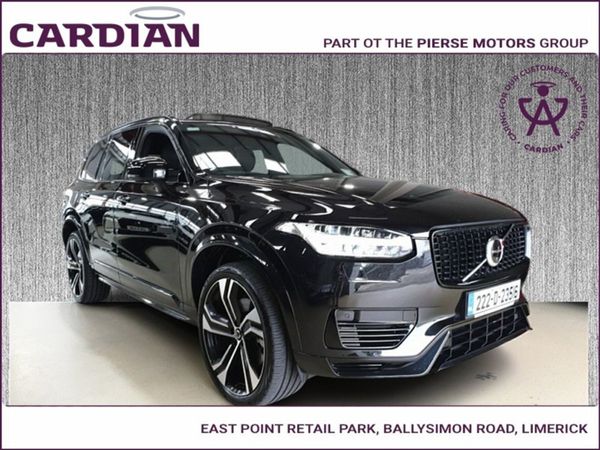 Volvo XC90 SUV, Petrol Plug-in Hybrid, 2022, Black