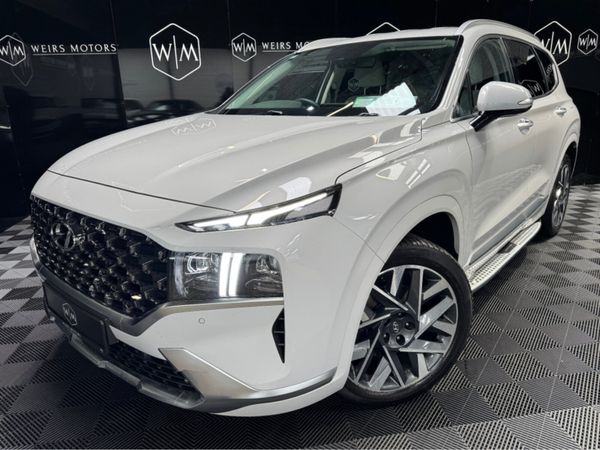 Hyundai Santa Fe SUV, Diesel, 2021, White