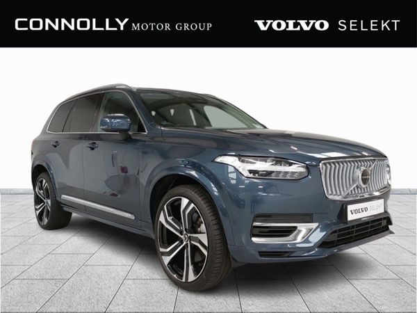 Volvo XC90 SUV, Petrol Plug-in Hybrid, 2024, Blue