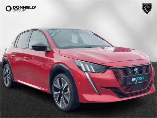 Peugeot 208 Hatchback, Electric, 2021, Red