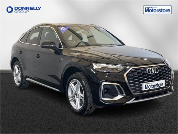 Audi Q5 Estate, Petrol Hybrid, 2021, Black