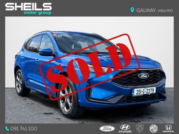 Ford Kuga SUV, Petrol Plug-in Hybrid, 2025, Blue