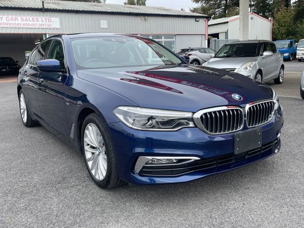 BMW 5-Series Saloon, Diesel, 2017, Blue