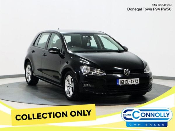 Volkswagen Golf Hatchback, Diesel, 2016, Black