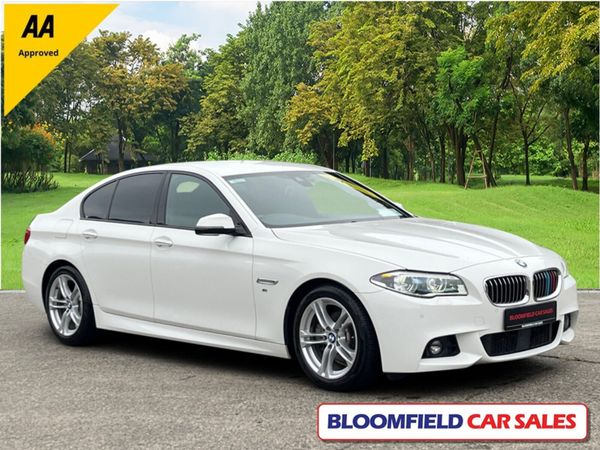 BMW 5-Series Saloon, Diesel, 2016, White