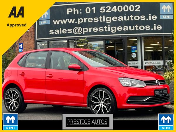 Volkswagen Polo Hatchback, Petrol, 2014, Red