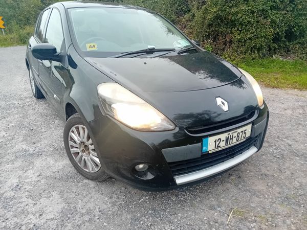 Renault Clio Hatchback, Ethanol Petrol, 2012, Black