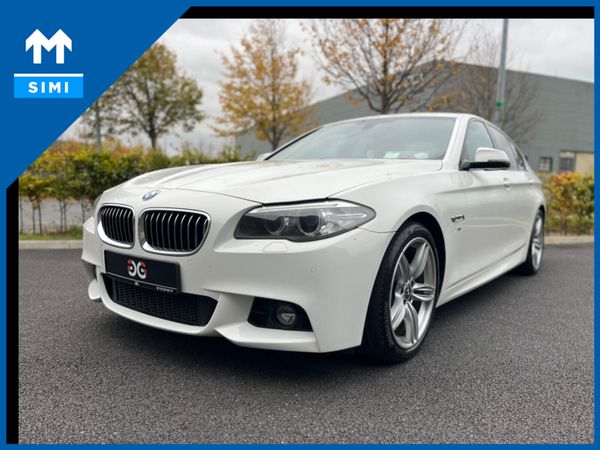BMW 5-Series Saloon, Diesel, 2014, White