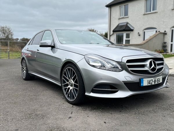 Mercedes-Benz E-Class Saloon, Diesel Hybrid, 2014, Silver