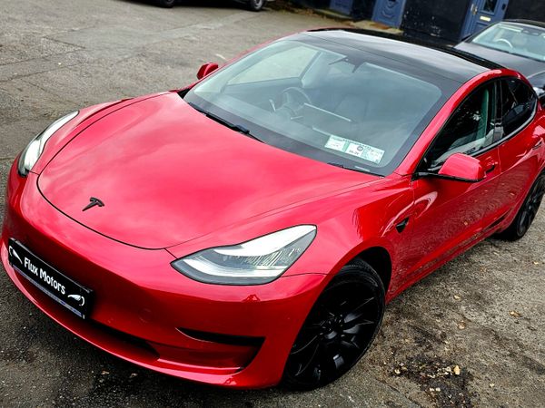 Tesla Model 3 Saloon, Electric, 2020, Red