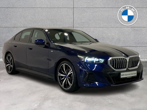 BMW 5-Series Saloon, Petrol Plug-in Hybrid, 2024, Blue