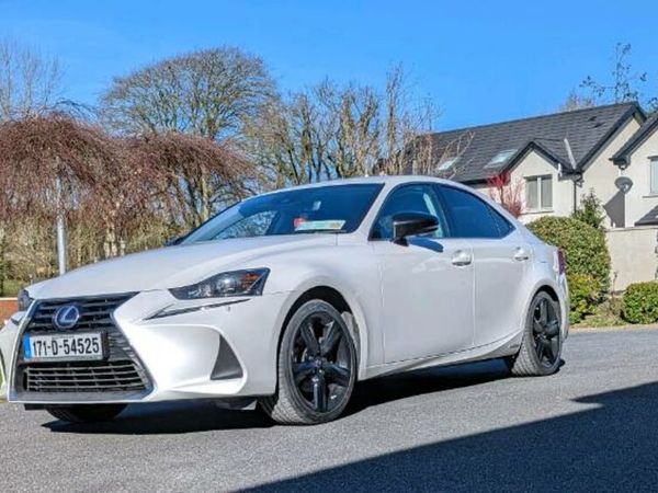 Lexus IS Saloon, Petrol Hybrid, 2017, White