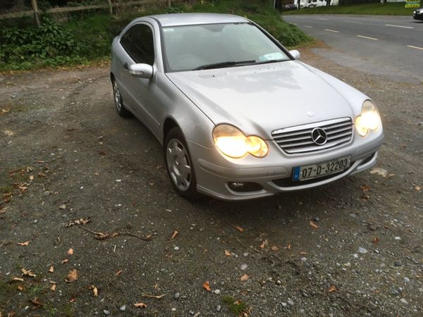 Mercedes-Benz C-Class Coupe, Petrol, 2007, Silver