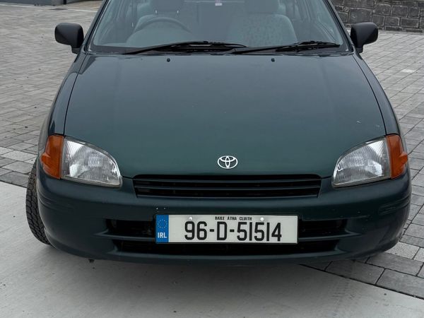 Toyota Starlet Hatchback, Petrol, 1996, Green