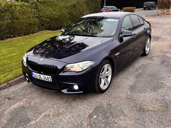 BMW 5-Series Saloon, Diesel, 2014, Blue