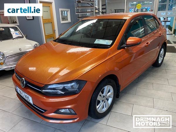 Volkswagen Polo Hatchback, Petrol, 2018, Orange
