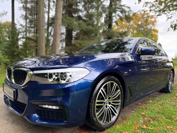 BMW 5-Series Saloon, Diesel, 2020, Blue
