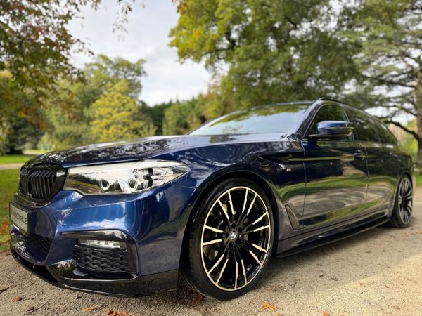 BMW 5-Series Estate, Diesel, 2019, Blue